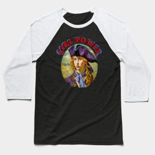 Girl power seventeenth century pirate queen Baseball T-Shirt